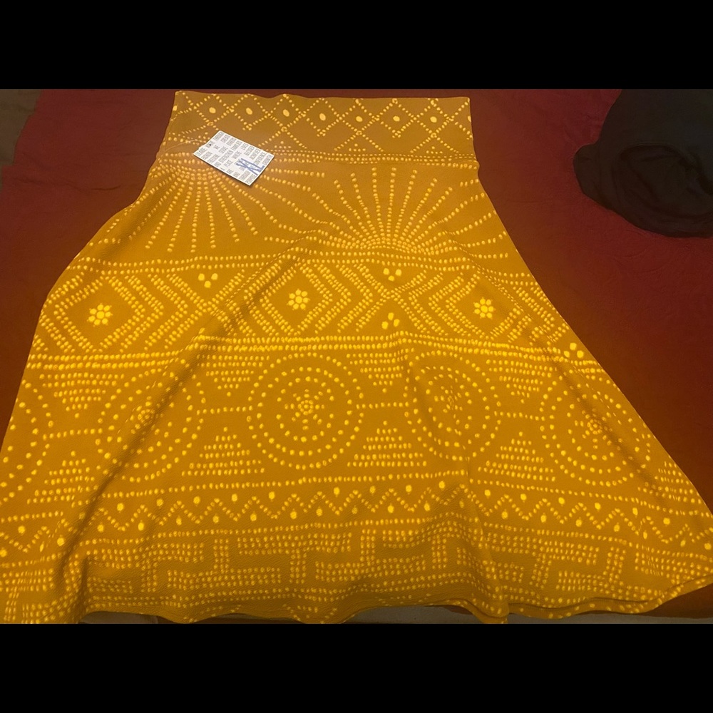 Mustard Yellow Azure Skirt.